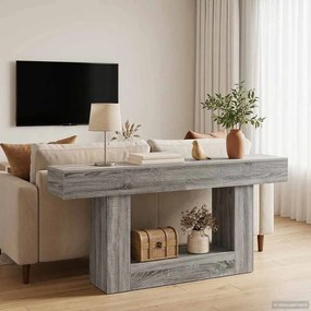 vidaXL Γκρι Σονομά 160 x 30 x 74 εκ