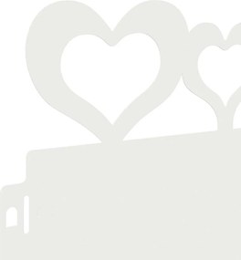 vidaXL Περιγράμματα γκαζόν 10 pcs Λευκό 103 x 0,05 x 22 εκ Ατσάλι