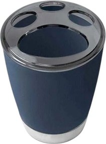 Θήκες οδοντόβουρτσας πλαστικές σε σετ 5Χ - Blue - 21728