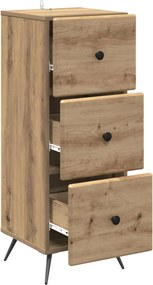 vidaXL Ντουλάπι με Συρτάρια 33 x 34,5 x 90 εκ Επεξεργασμένο Ξύλο