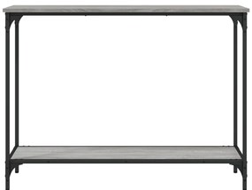vidaXL Τραπέζι Κονσόλα Γκρι Sonoma 101x30,5x75 εκ. Επεξεργασμένο Ξύλο