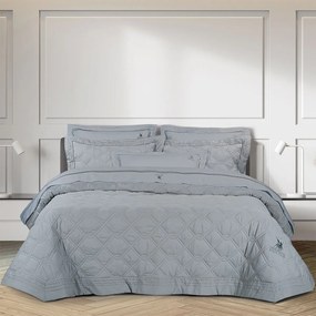 Κουβερλί Υπέρδιπλο (Σετ 220x240) Greenwich Polo Club 3D Solid 2163 Grey