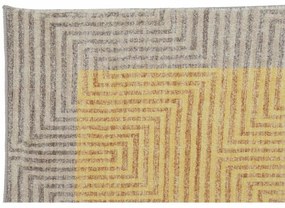 Χαλί DKD Home Decor Κίτρινο (160 x 230 x 0,7 cm)