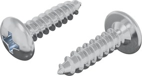 vidaXL Βίδα 2 pcs Ασημί M4 x 16 χιλ Ατσάλι