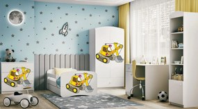 Παιδικό κρεβάτι Babydreams Cartoon-Leuko-180 x 80-Digger
