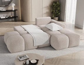 Γωνιακός Καναπές Vitalo-Μπεζ-Δεξιά