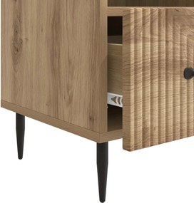 vidaXL Ντουλάπι TV Artisan Δρυς 102 x 34,5 x 50 εκ. Επεξεργασμένο Ξύλο