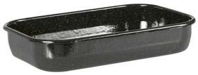 Venus Ταψί Ορθογώνιο 36x23cm Εμαγιέ Μαύρο 78302