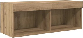 vidaXL Μονάδες Τοίχου Τηλεόρασης Artisan Oak Επεξεργασμένο ξύλο