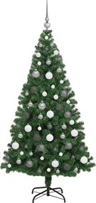 vidaXL Τεχνητό Χριστουγεννιάτικο Δέντρο με 300 LED Πράσινο 180 cm