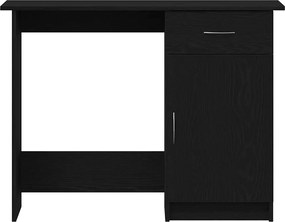 vidaXL Γραφείο Μαύρη Οξυά 100 x 50 x 76 εκ. Επεξεργασμένο ξύλο