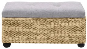 vidaXL Σετ Πάγκων 2 Τεμάχια Γκρι από Seagrass