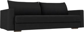 Καναπές Kleio Διθέσιος-150φ 80β εκ.-Μαύρο