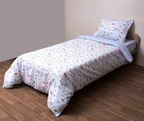 Σετ Σεντόνια Μονά 160x265 2641 Φανέλλα Viopros