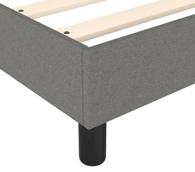 ΠΛΑΙΣΙΟ ΚΡΕΒΑΤΙΟΥ BOXSPRING ΣΚΟΥΡΟ ΓΚΡΙ 90X190 ΕΚ. ΥΦΑΣΜΑΤΙΝΟ 3120823