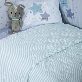 Κουβερλί Βρεφικό Special Aqua Nef-Nef Homeware Λίκνου 80x110cm Microfiber-Polyester