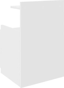 vidaXL Κομοδίνο με 2 Συρτάρια Λευκό 40x36,5x62 εκ.