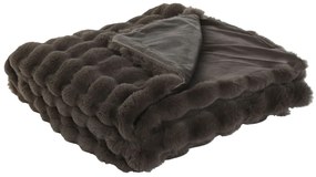Κουβέρτα Home ESPRIT Καφέ 220 x 240 x 1 cm
