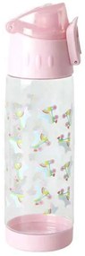 Μπουκάλι Με Στόμιο "Rollers" RICE-PLBOT-FLYP 500ml 6,5x21cm Pink-Multi Πλαστικό Rice 500ml Πλαστικό