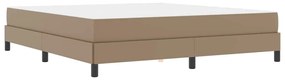 vidaXL Κρεβάτι Άλλο Καπουτσίνο 180 x 200 cm Τεχνητό δέρμα