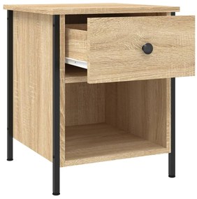 vidaXL Κομοδίνο Sonoma Δρυς 40 x 42 x 50 εκ. από Επεξεργασμένο Ξύλο