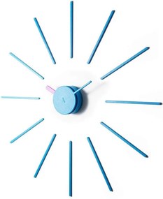 Ρολόι Τοίχου Urchin Blue-Lila Klox Plastic