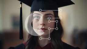 Intra Συλλεκτικό Ξύλινο Παζλ Plywood 4mm - Νεαρή γυναίκα με φόρεμα αποφοίτησης Σε Ξύλινο Κουτί - Διαστάσεις Puzzle: 10x10 cm – 25 κομμάτια