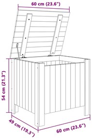 ΚΟΥΤΙ ΑΠΟΘΗΚΕΥΣΗΣ ΜΕ ΚΑΠΑΚΙ RANA ΛΕΥΚΟ 60X49X54ΕΚ. ΜΑΣΙΦ ΠΕΥΚΟ 4002328