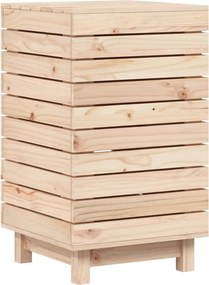 vidaXL Καλάθι Ρούχων 44x44x76 εκ. από Μασίφ Ξύλο Πεύκου