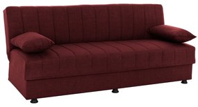 Καναπές Κρεβάτι Τριθέσιος Andri HM3239.06 180x72x77cm Red