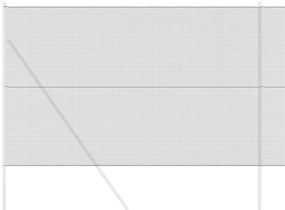 vidaXL Συγκολλητός φράχτης από σύρμα Γκρι 1.5 x 50 m Ατσάλι