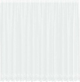 vidaXL Κουρτίνα Δαντέλας με κουρτίνες Λευκό 240 x 400 εκ Πολυεστέρας