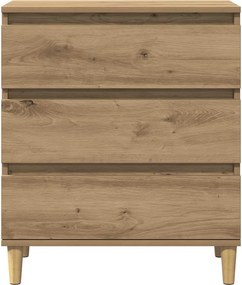 vidaXL Μπουφές Τεχνίτης Δρυς 60x35x70 εκ. από Επεξεργασμένο Ξύλο