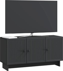 vidaXL Ντουλάπι TV 99 x 34,5 x 50 εκ. Μαύρο Επεξεργασμένο Ξύλο