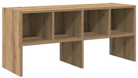 vidaXL Ράφι παπουτσιών στοιβαζόμενο Artisan Oak 89,5x30x40 cm