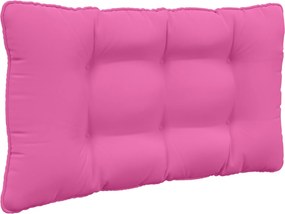 vidaXL Μαξιλάρι Καναπέ Εξωτερικού Χώρου 2 pcs Ροζ Πολυεστέρας