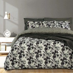Σεντόνια Happy 9529 (Σετ 3τμχ) Ecru-Black Das Home Single 170x260cm 100% Cotton