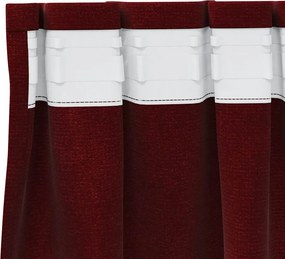 vidaXL Κουρτίνες 2 τμχ. Κόκκινο 140 x 140 cm Βελούδο