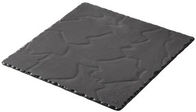 BASALT "MATT SLATE" SQUARE PLATE 25CM RV641004K6