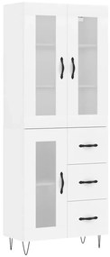 vidaXL Ντουλάπι Λευκό 69,5x34x180 εκ. από Επεξεργασμένο Ξύλο