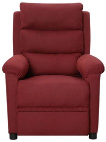 vidaXL Πολυθρόνα Ανακλινόμενη Μπορντό Υφασμάτινη