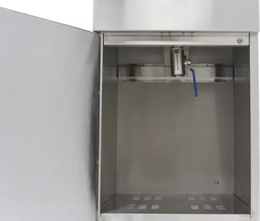 Deep Fryer - 16L - 1 Basket - with Drain Tap and Stand - 230V