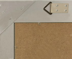 vidaXL Καθρέφτης Τοίχου με Μπαρόκ Στιλ Ασημί 50 x 80 εκ.