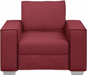 vidaXL Καναπές Κόκκινο 100 x 80 x 84 εκ ύφασμα