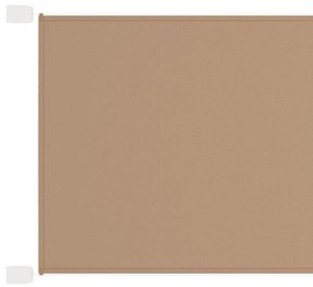 vidaXL Τέντα Κάθετη Taupe 100 x 1200 εκ. από Ύφασμα Oxford