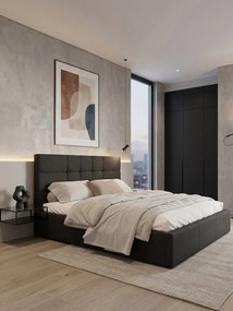 Επενδυμένο κρεβάτι Swift-Mauro-200 x 200