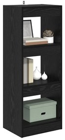 vidaXL Βιβλιοθήκη Μαύρη δρυς 40 x 30 x 103 εκ. Επεξεργασμένο ξύλο