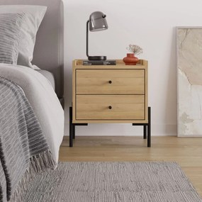 Κομοδίνο Sapphire Δρυς FREMA 44.9x35x52