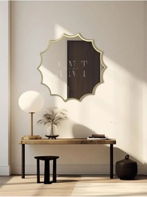 Stewehome Ασύμμετρος καθρέφτης τοίχου από γυαλί 60x60 cm