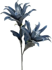 Τεχνητό Λουλούδι Γκουσμάνια 00-7088-3 15x95cm Blue Marhome Foam